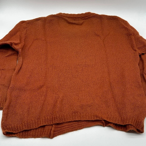 Women’s Rita Bene Italian made Sweater Rust/Orange - Picture 9 of 10
